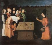 Hieronymus Bosch Taskspelaren oil painting reproduction